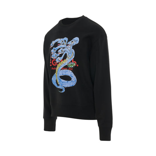 Mascotte Egonimati Sweatershirt in Black