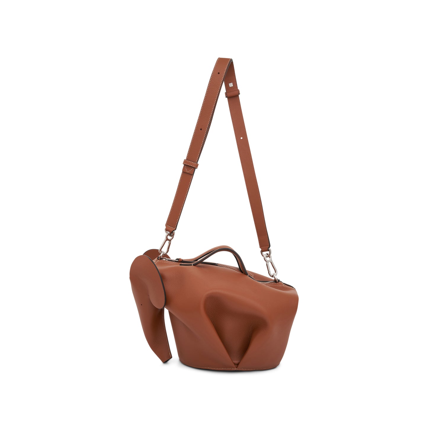 Large Elephant Bag in Classic Calfskin in Tan