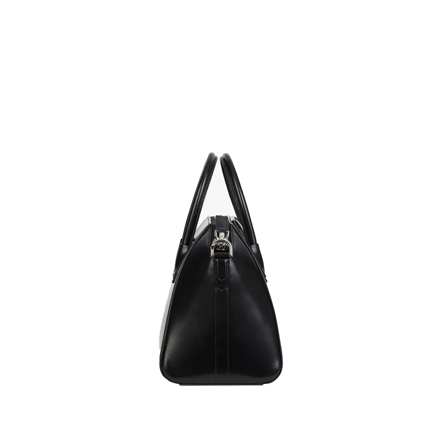 Small Antigona Bag in Box Leather in Black