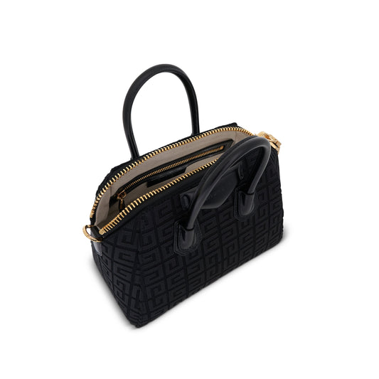 Mini Antigona Bag in Monogram Canvas in Black