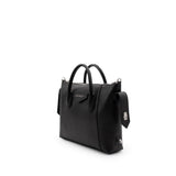 Small Antigona Soft Bag in Calf Leather in Black