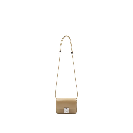 Small 4G Xbody Bag in Box Leather in Beige Cappuccino