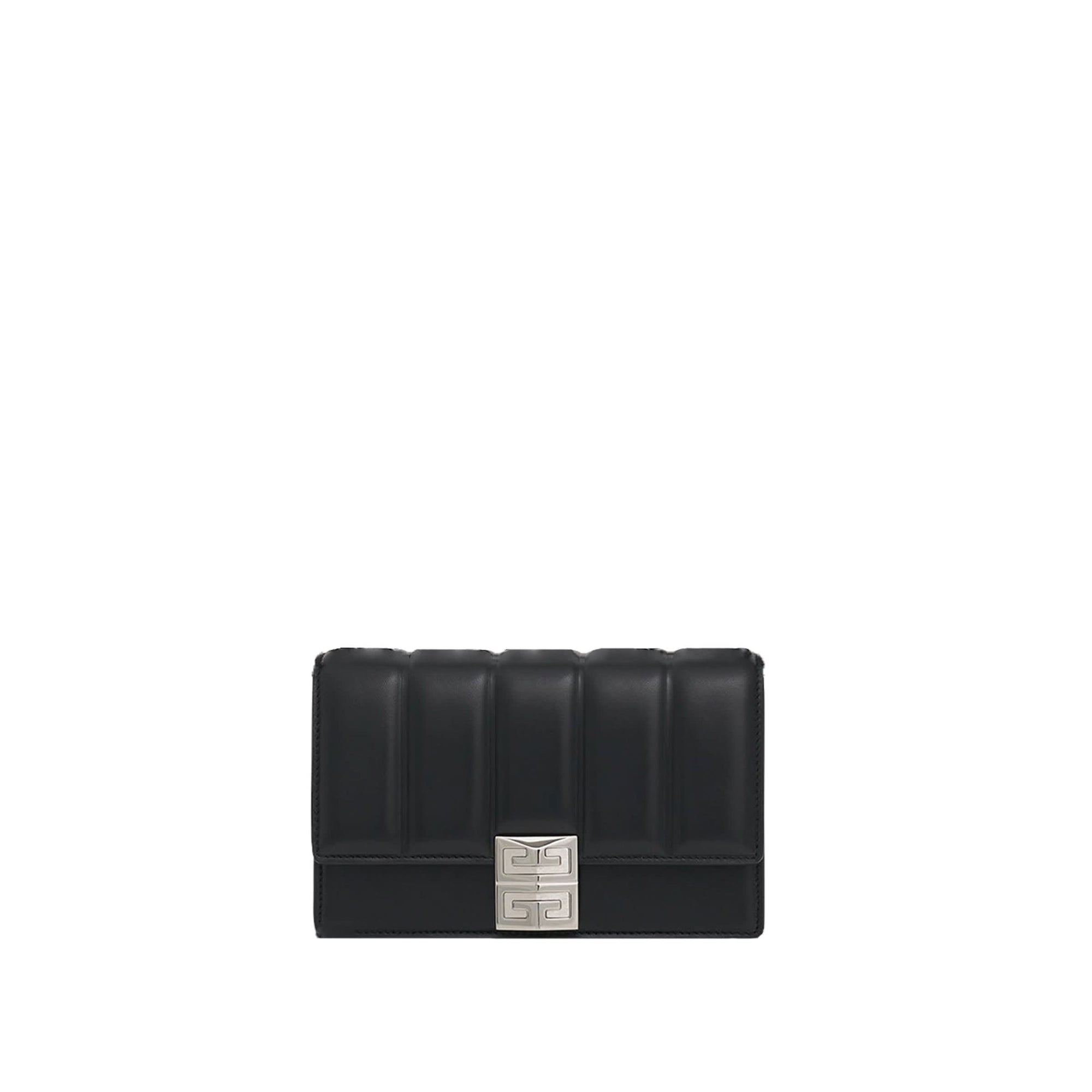 Small 4G Chain Bag in Padded Leather in Black