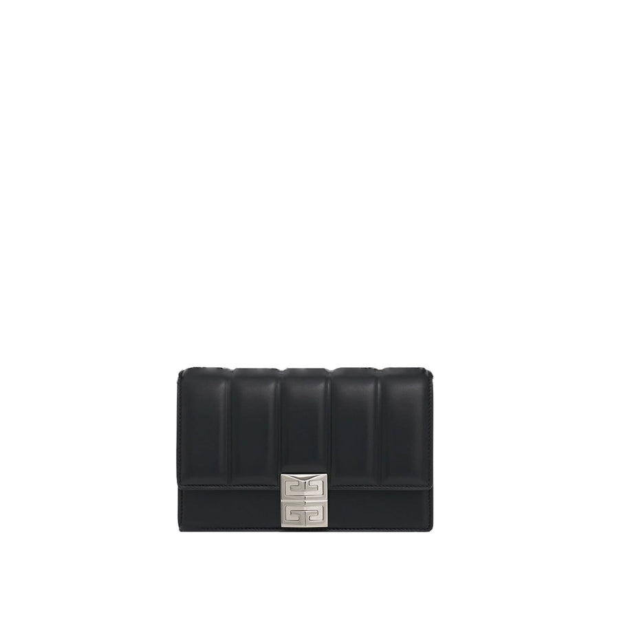 Small 4G Chain Bag in Padded Leather in Black