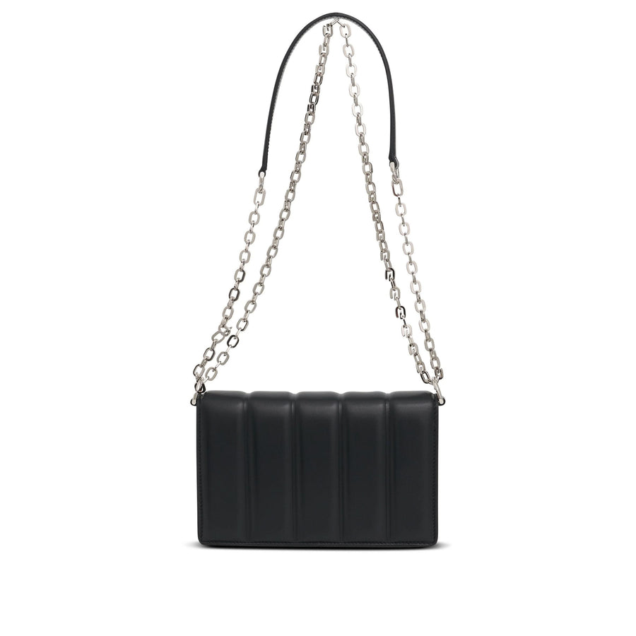 Small 4G Chain Bag in Padded Leather in Black