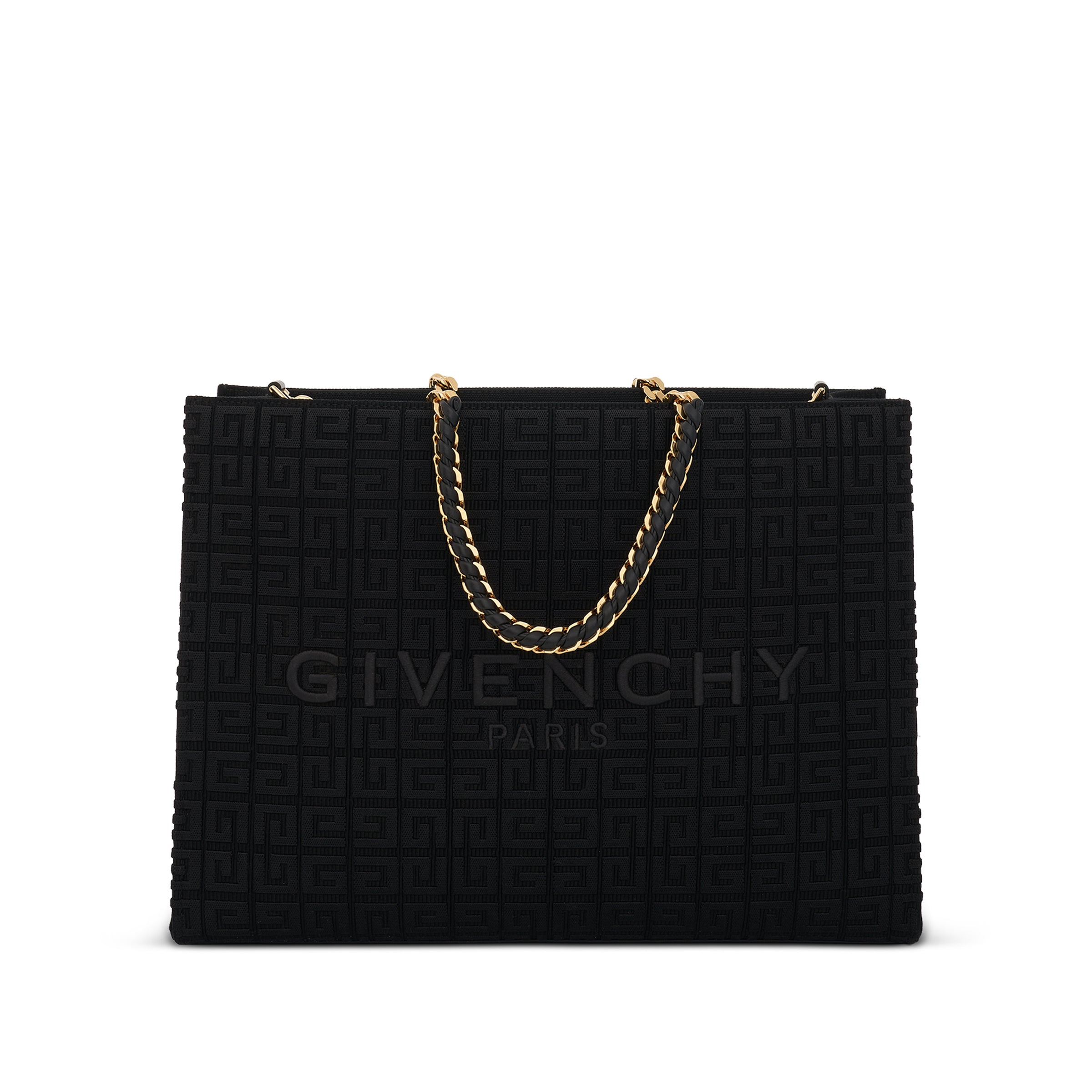 Shop Givenchy Medium G-Tote Oswald Shopping Bag In 4G Coated Canvas