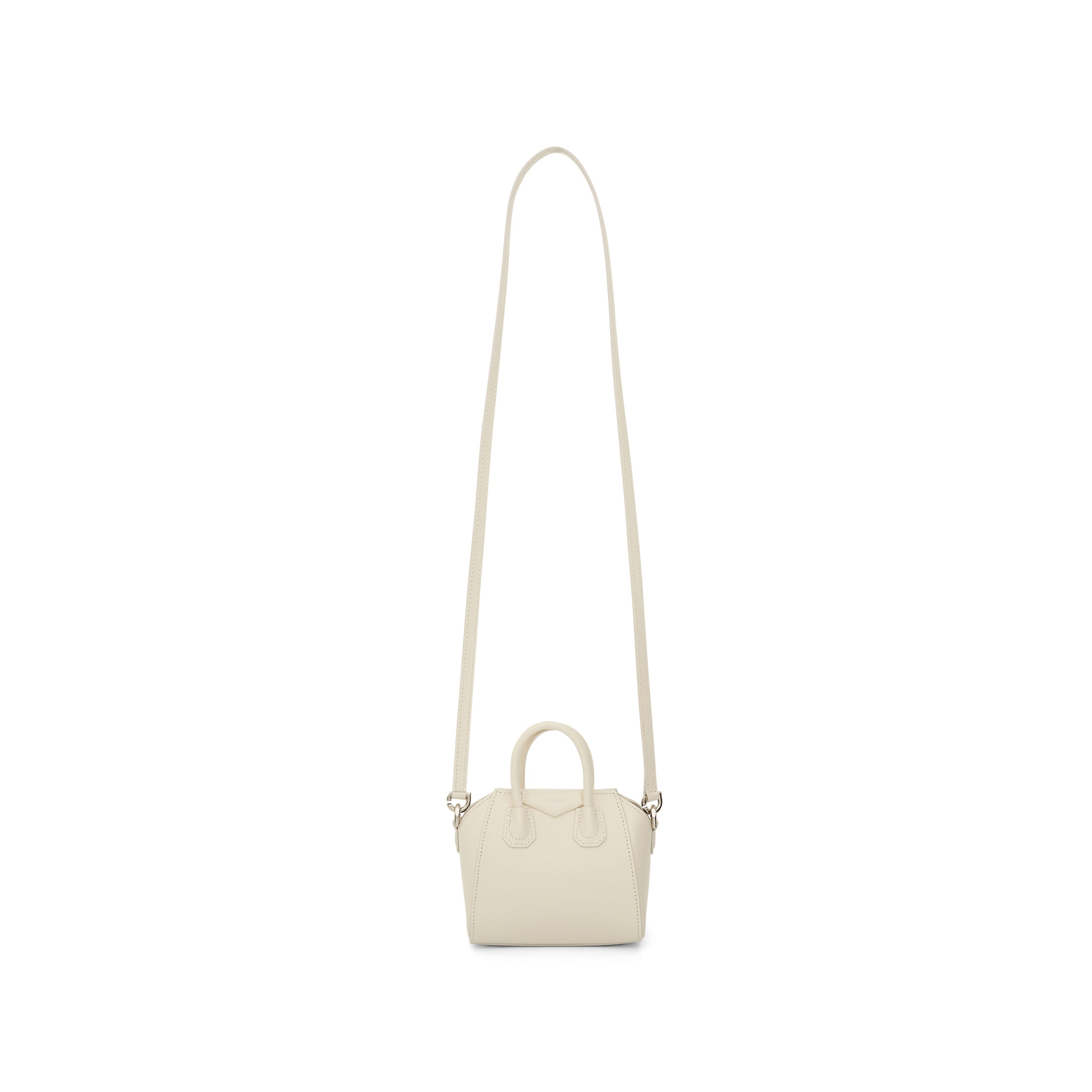 GIVENCHY Micro Antigona Bag in Box Leather in Ivory – MARAIS