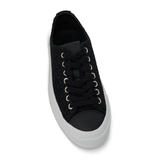 4G City Canvas Low Sneaker in Black