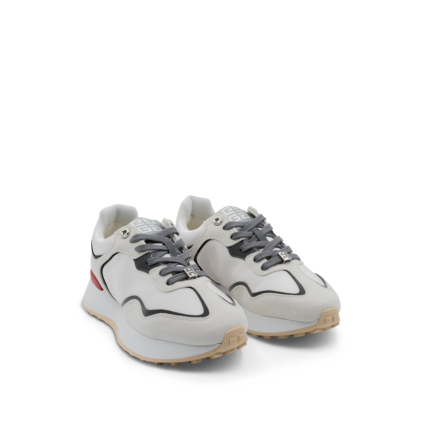 GIV Runner Sneakers in Grey/White