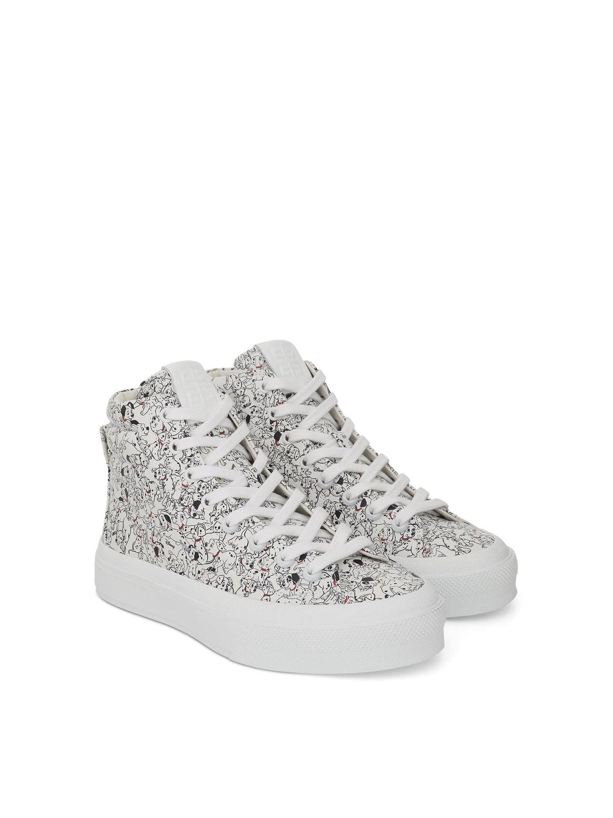 Disney 101 Dalmatians City High Sneaker in White Front View | GIVENCHY