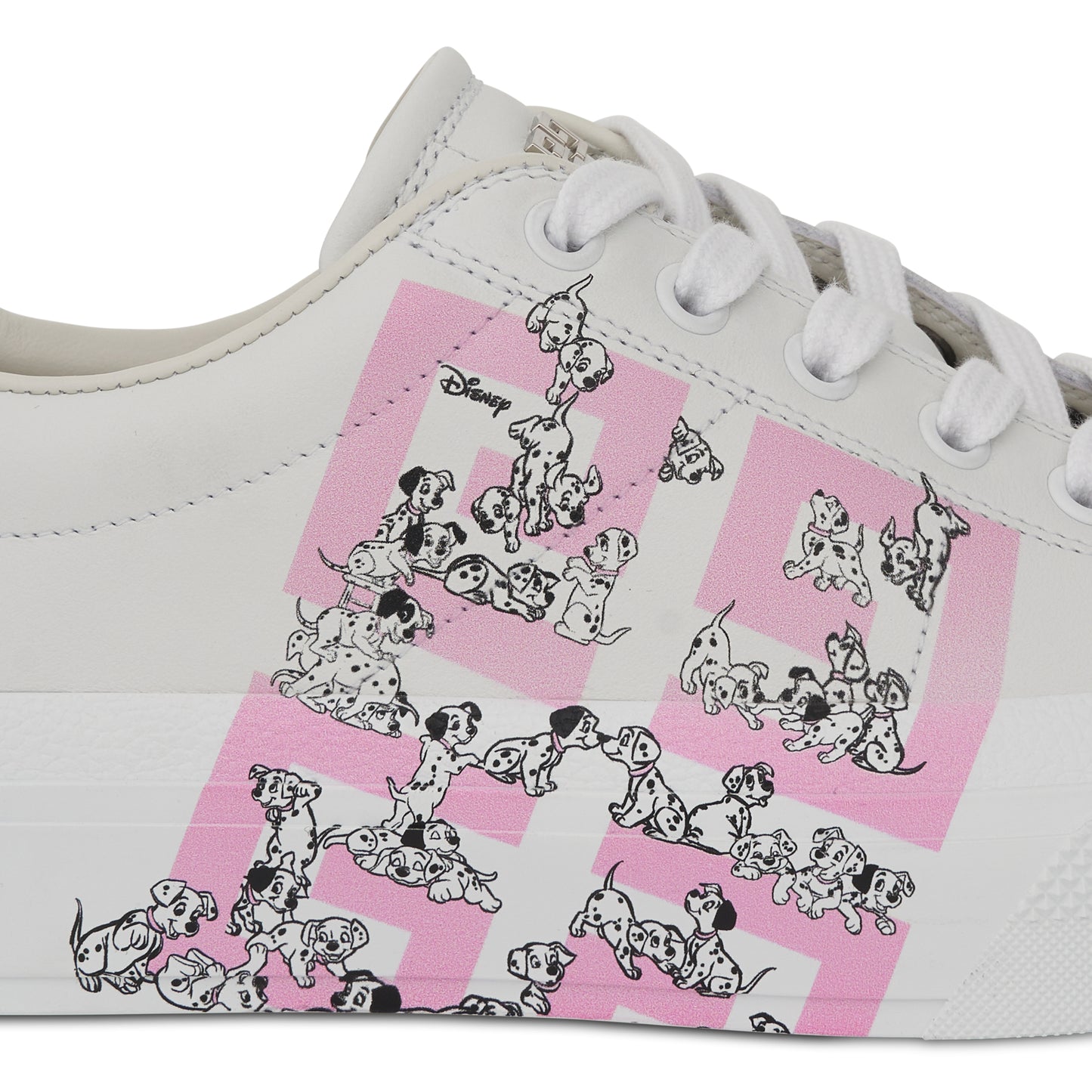 Disney 101 Dalmatians City Sport Sneaker in White/Pink