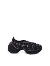 TK 360 Plus Sneaker in Black/Purple Side View | GIVENCHY