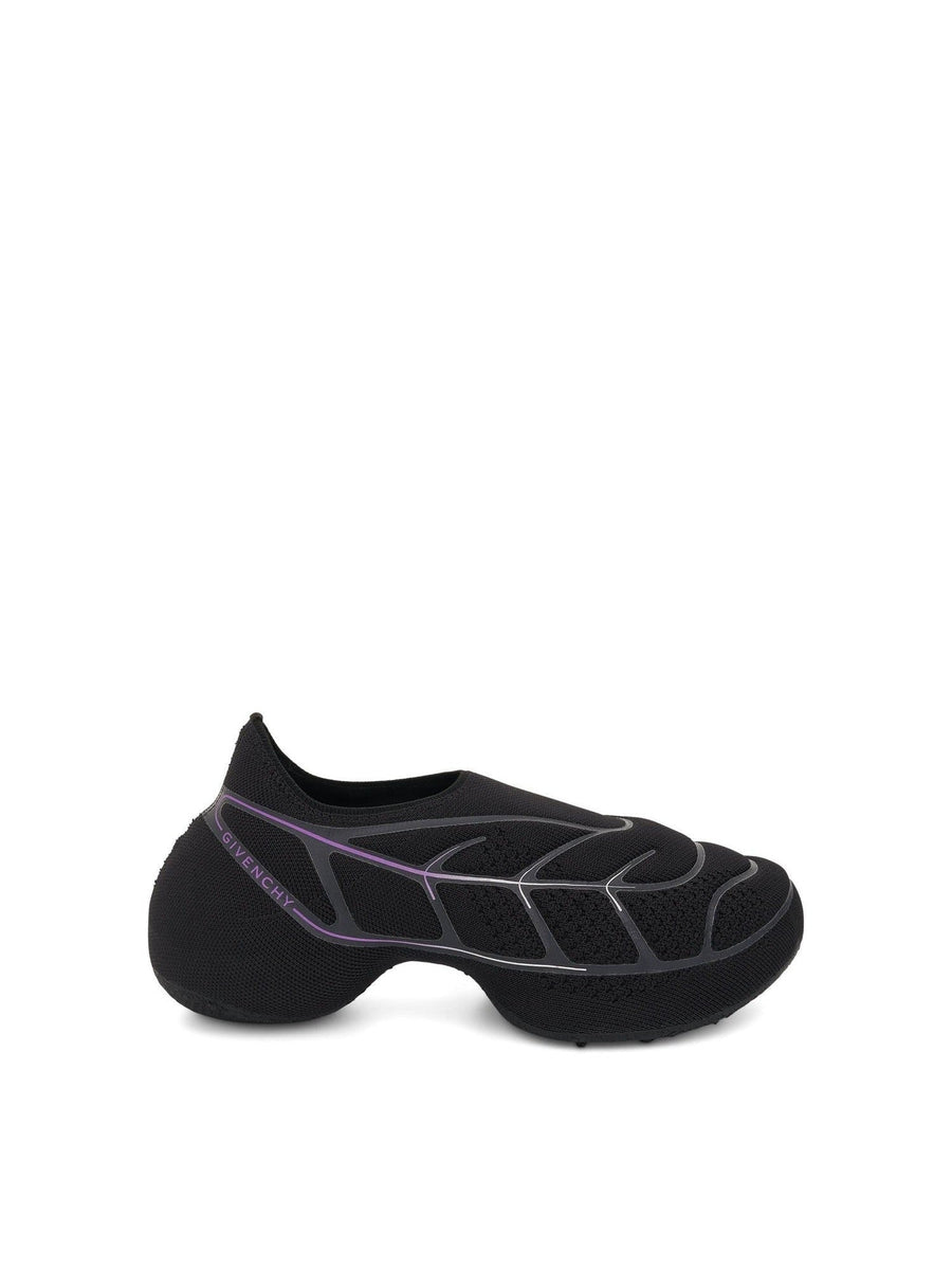TK 360 Plus Sneaker in Black/Purple Side View | GIVENCHY