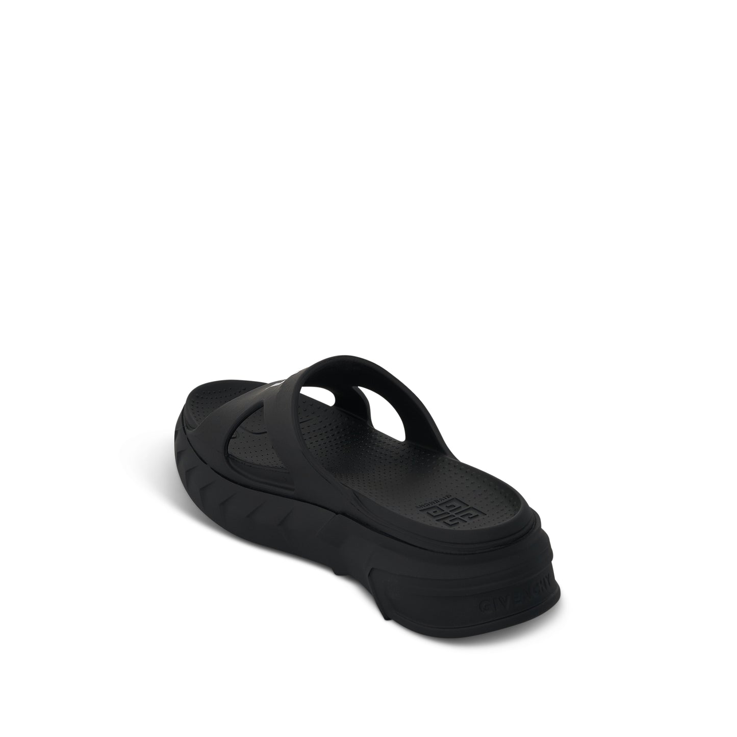 Marshmallow Sandal with 4G Logo Print in Black