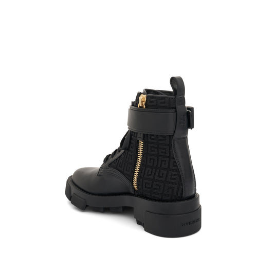 Terra Boot in 4G Embroidered Monogram in Black