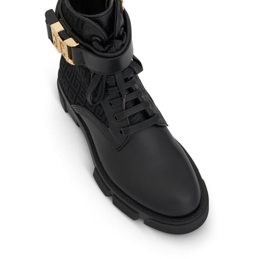 Terra Boot in 4G Embroidered Monogram in Black