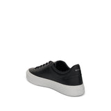 City Sport Sneaker with Embossed Logo in Black