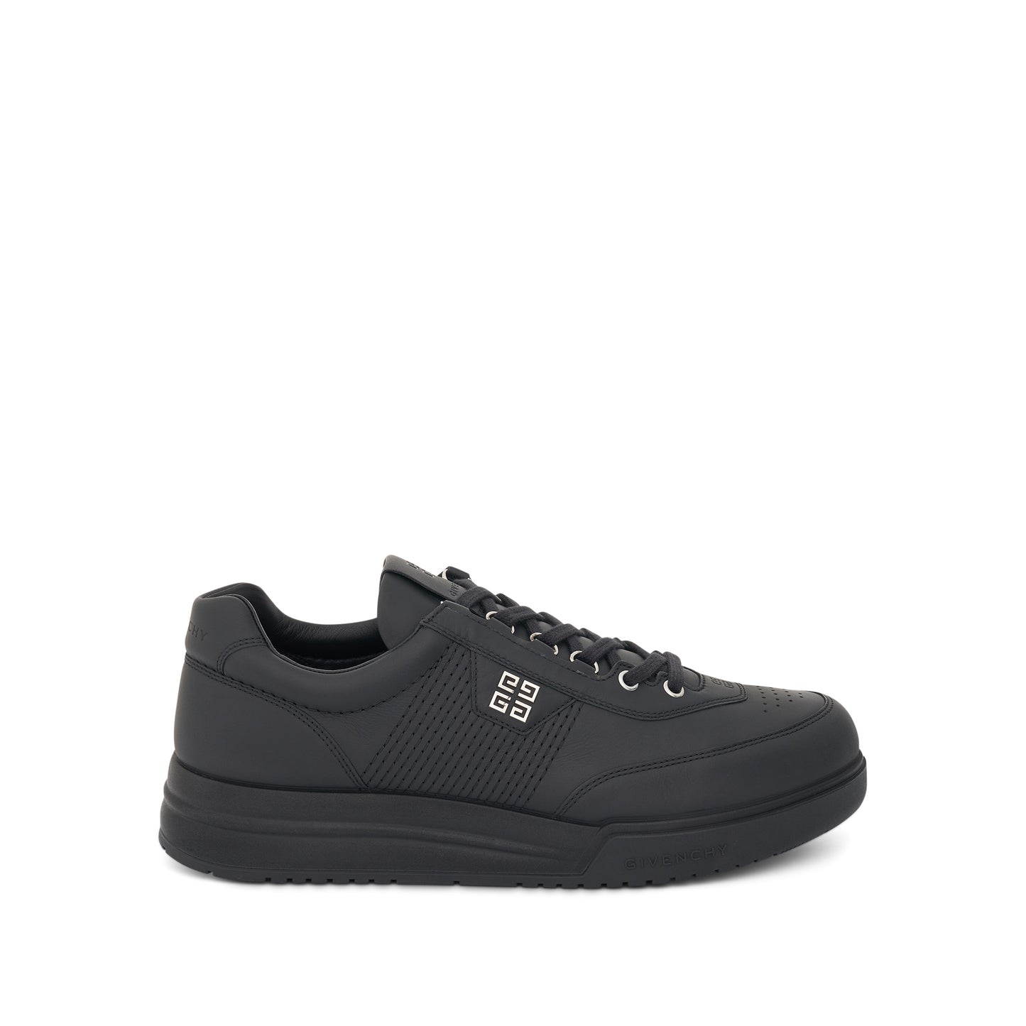 G4 Sneaker in Calf Leather in Black