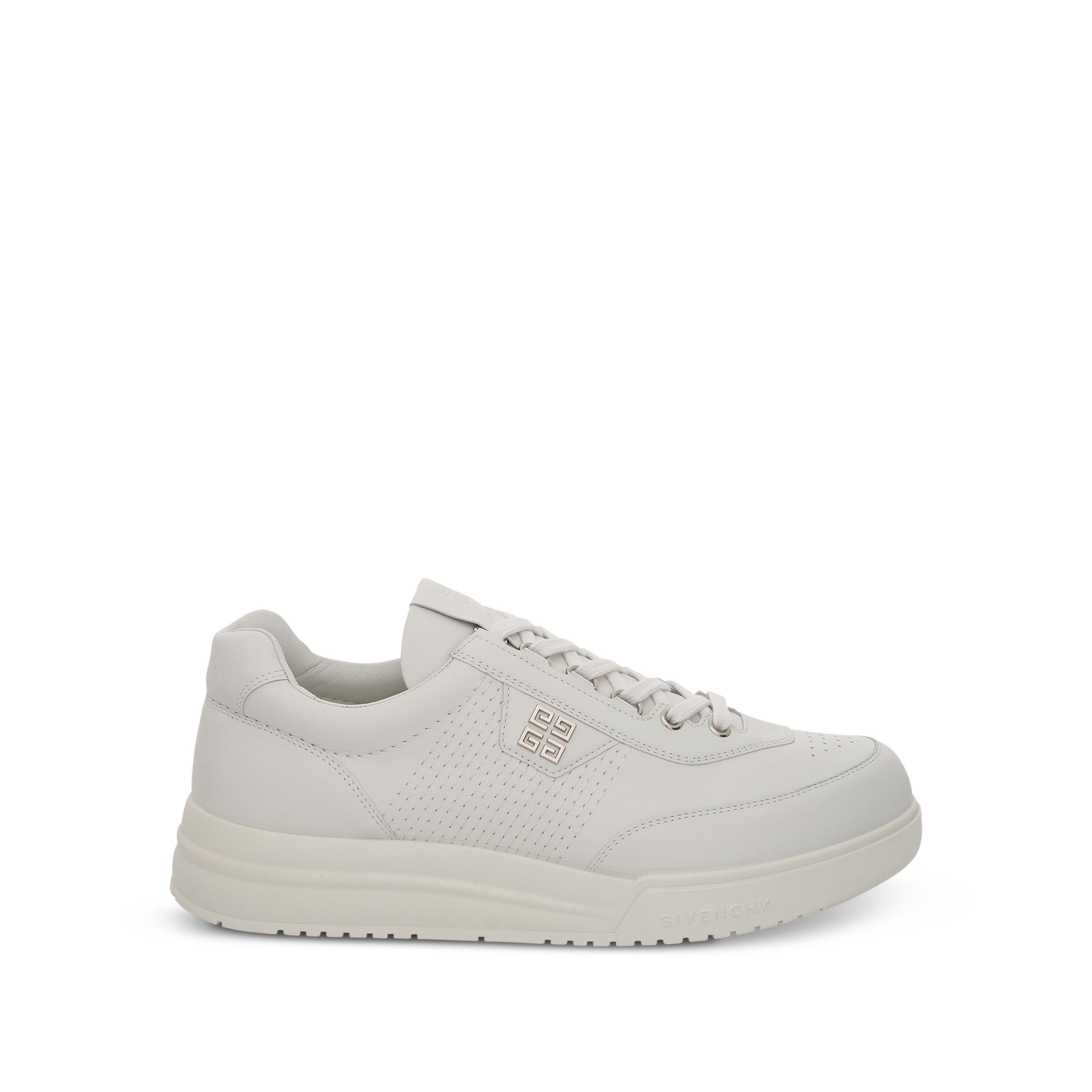 G4 Sneaker in Calf Leather in White