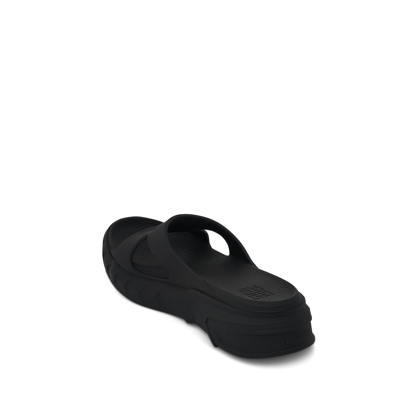 Marshmallow Sandal with 4G Logo in Black