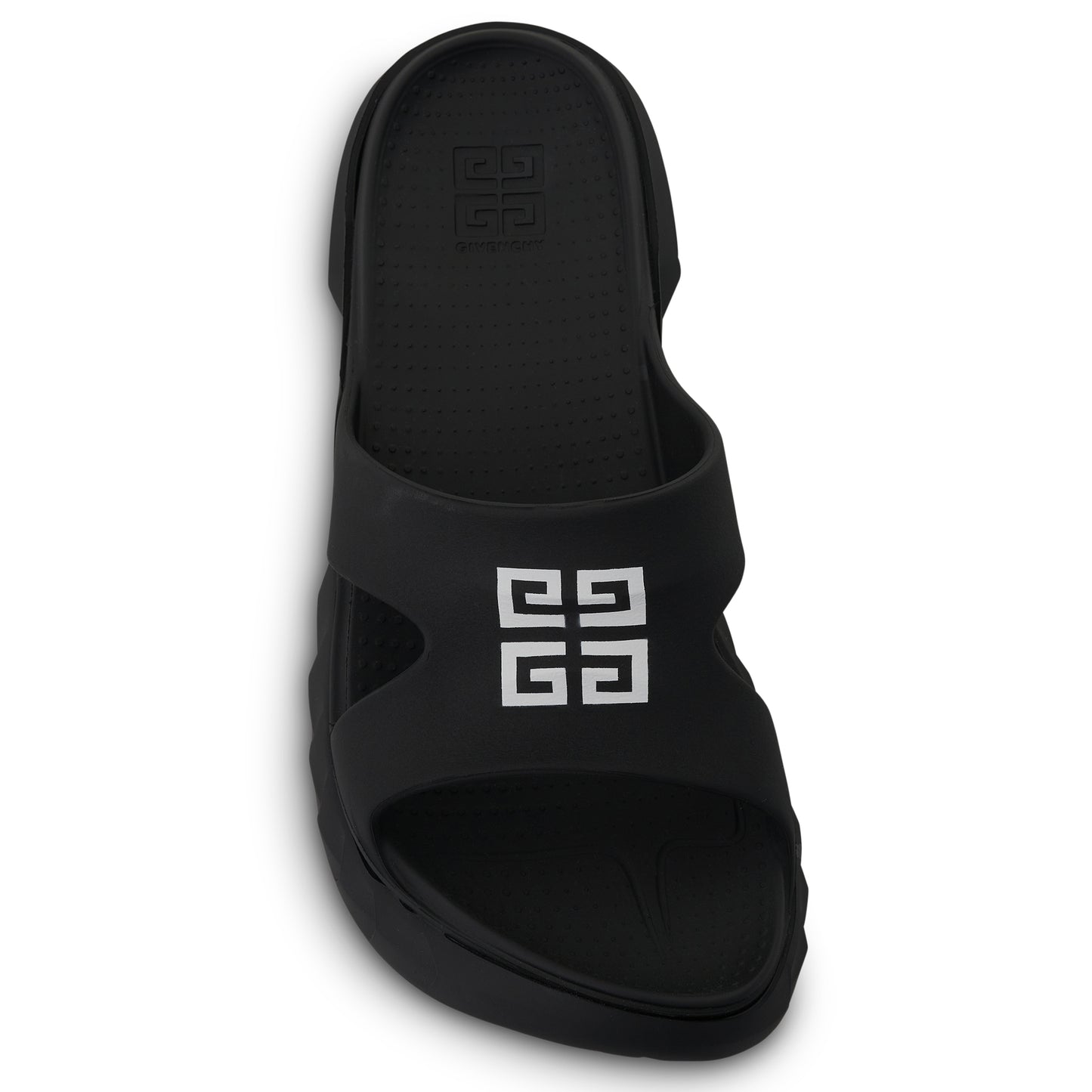 Marshmallow Sandal with 4G Logo in Black