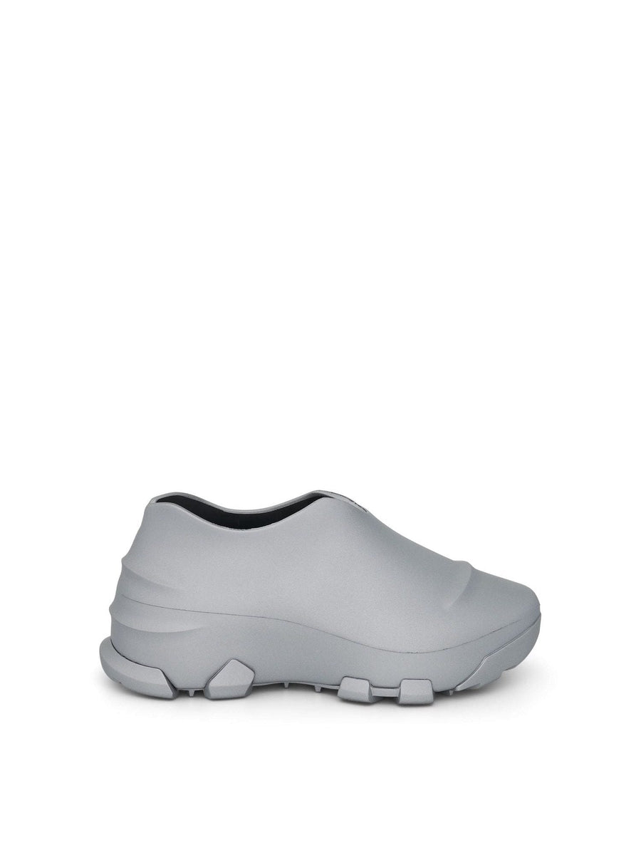 Monumental Mallow Low Sneaker in Silver Side View | GIVENCHY
