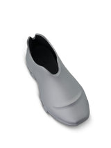 Monumental Mallow Low Sneaker in Silver Back View | GIVENCHY
