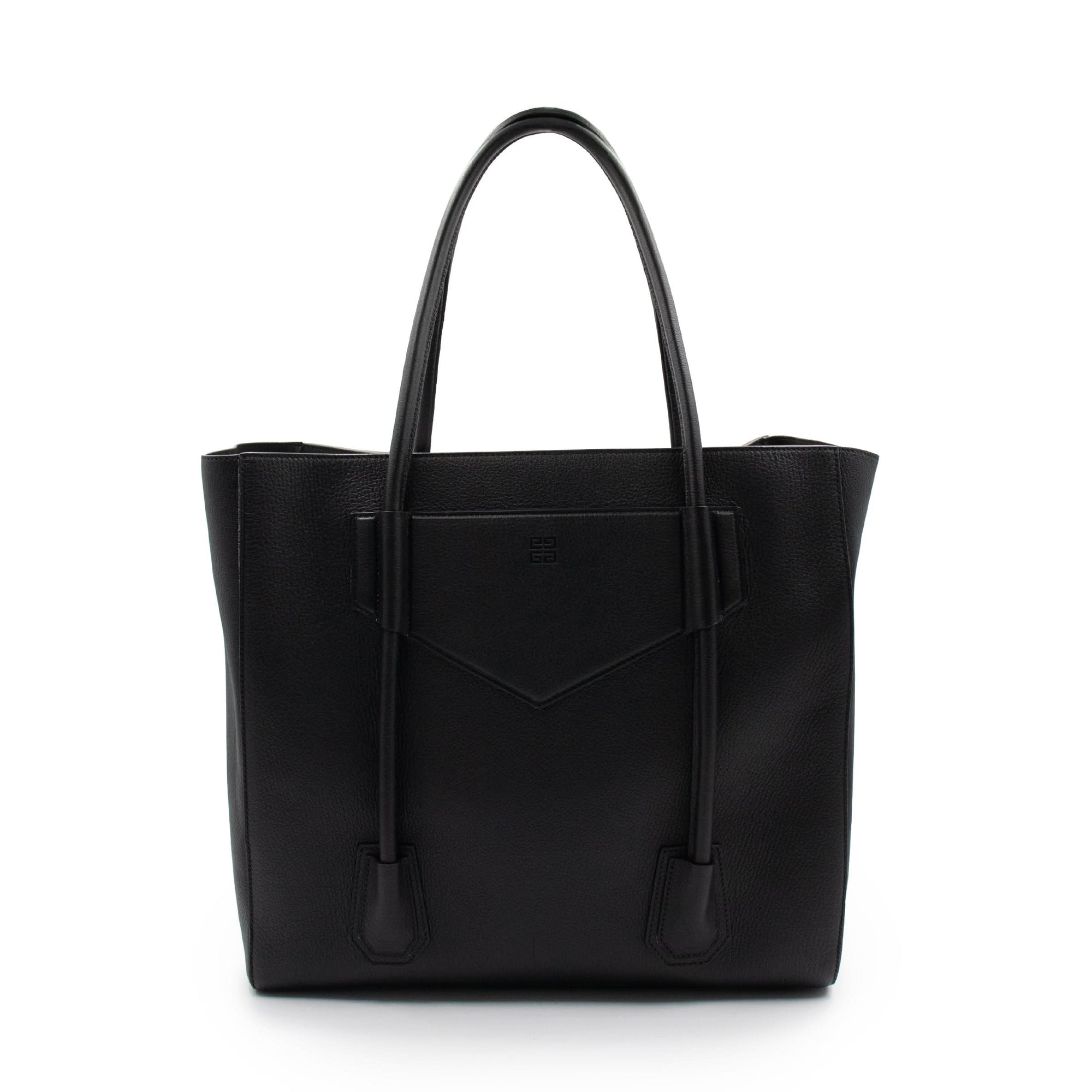 Antigona Lock Soft Tote Bag in Black
