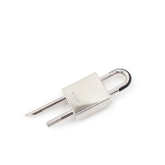 Small 4G Padlock Silver & Brushed Silver