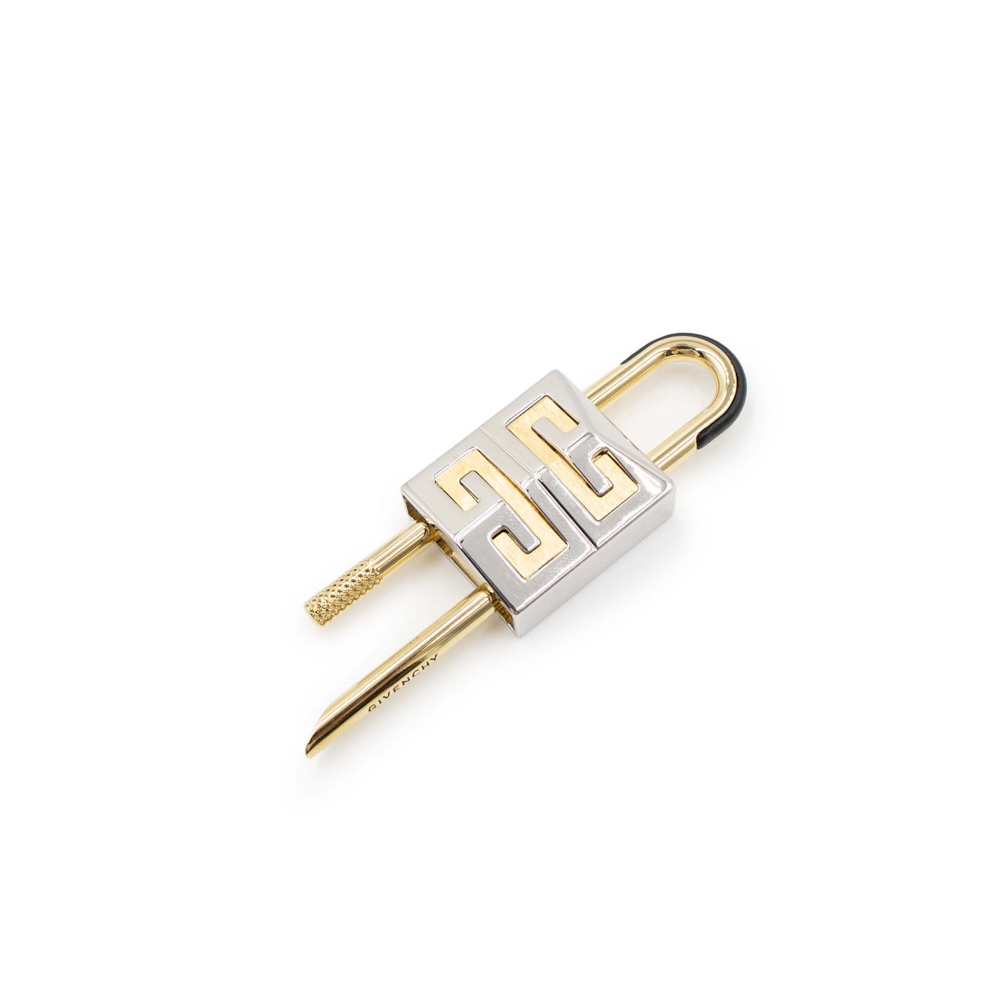 Small 4G Lock Brushed Gold & Silver