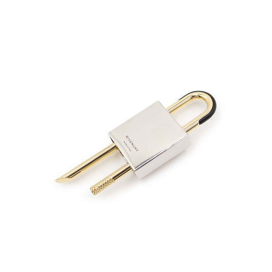 Small 4G Lock Brushed Gold & Silver