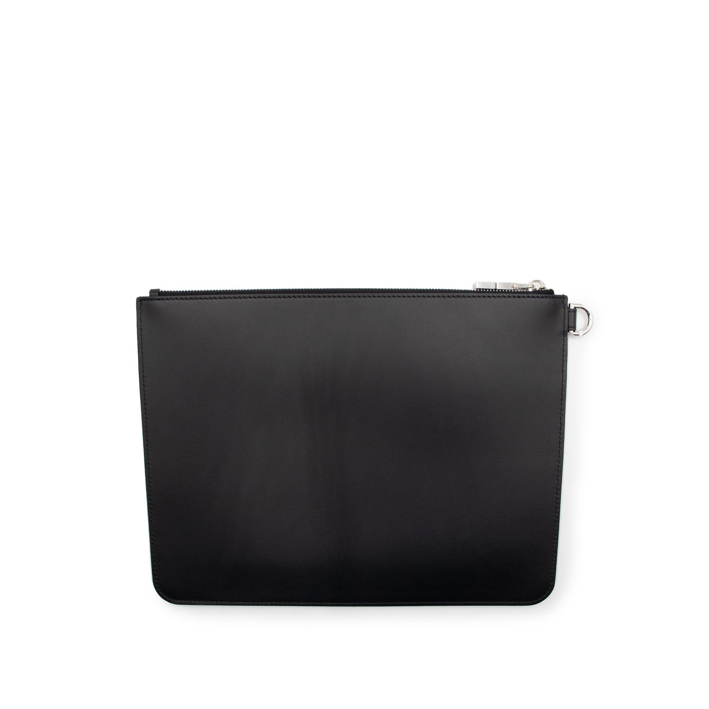 Ring Large Zipped Pouch in Black