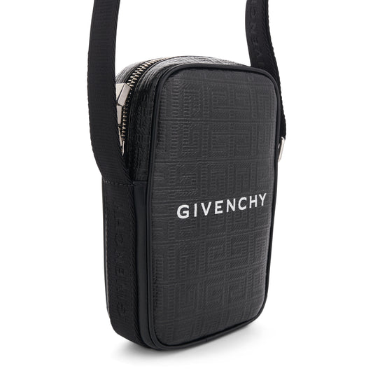 Small G-Essentials Vertical Bag with 4G Jacquard in Black