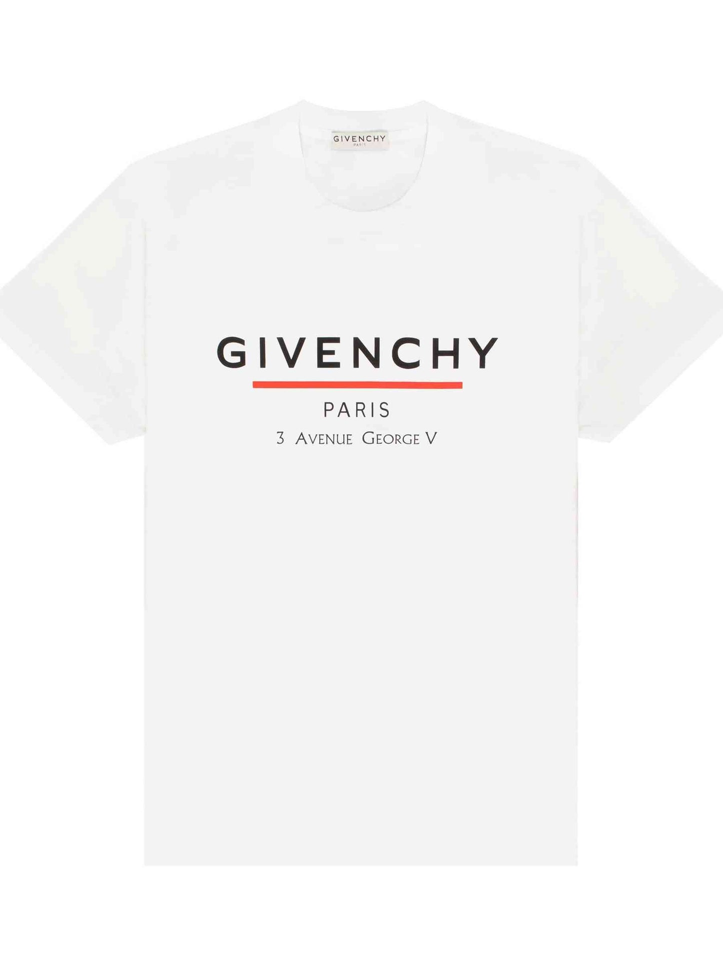 Givenchy Label Oversized T-Shirt in White
