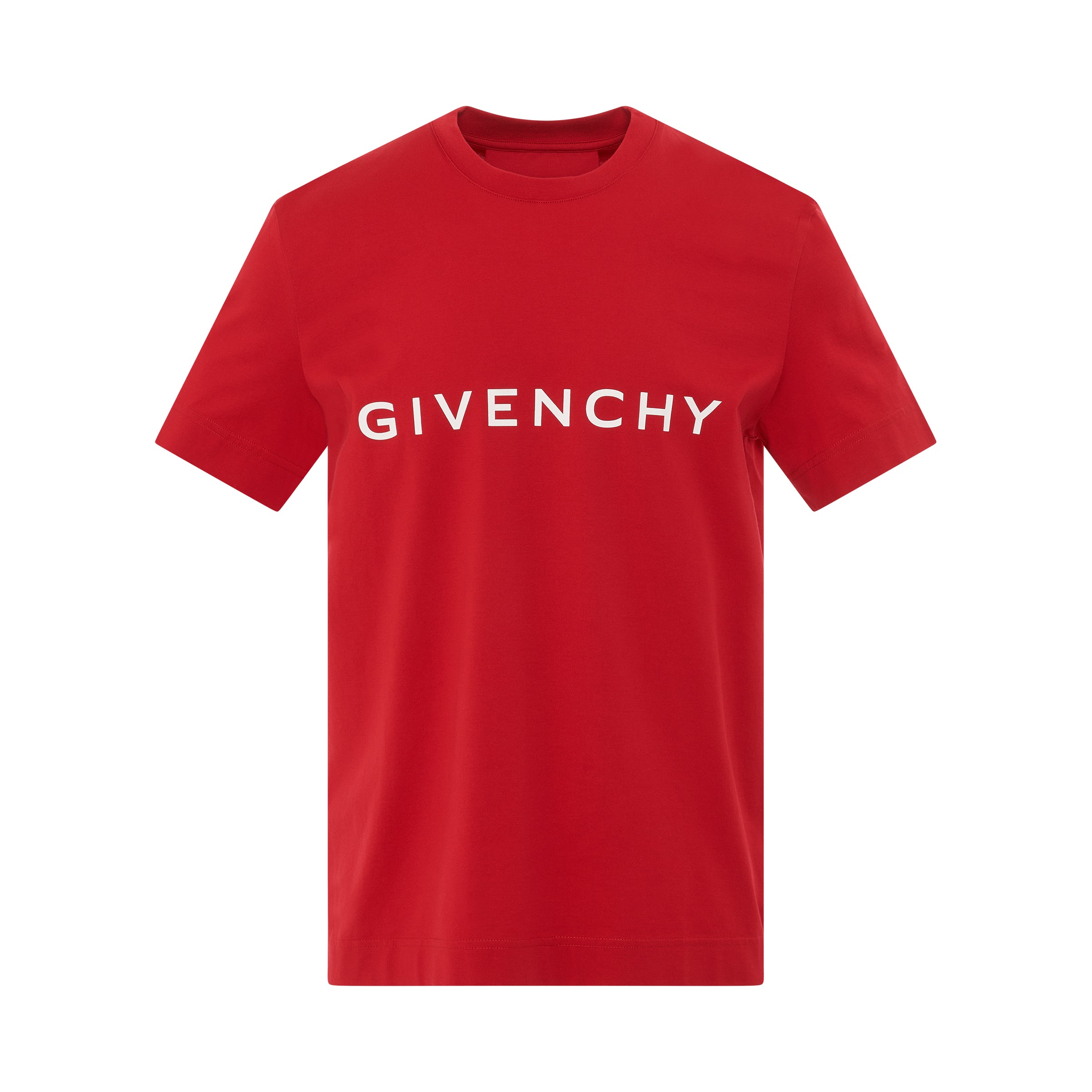 Archetype Logo Slim Fit T-Shirt in Vermillion