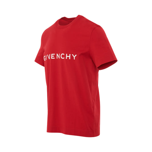 Archetype Logo Slim Fit T-Shirt in Vermillion