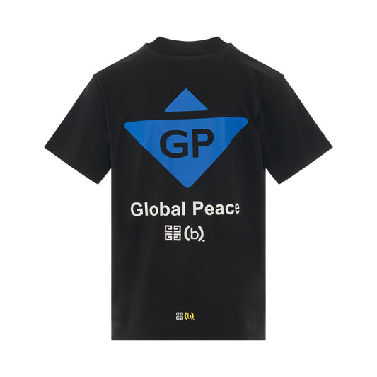 BSTROY Global Peace T-Shirt in Black