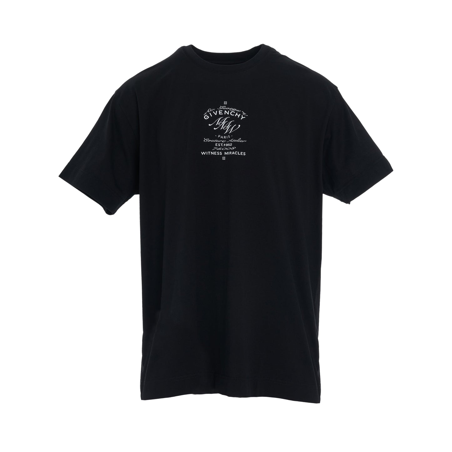 MMW Crest Oversized T-Shirt in Black