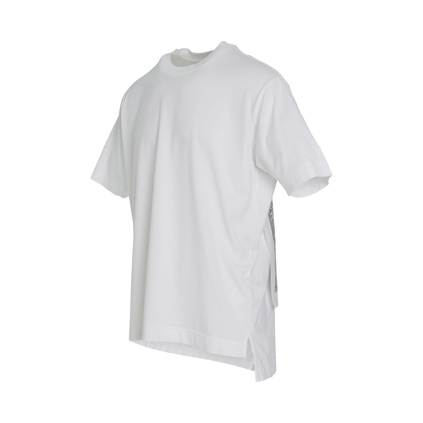 Embroidered Bandanas Washed T-Shirt in White