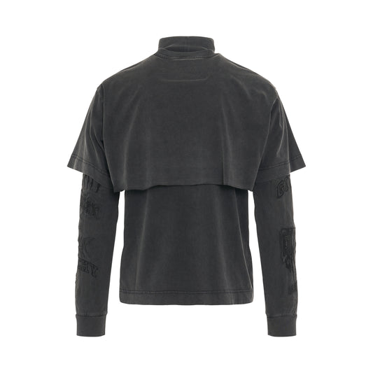 Layered Dyed Long Sleeve T-Shirt