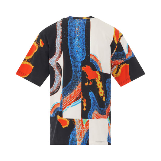 All Over Printed T-Shirt in Multicolour