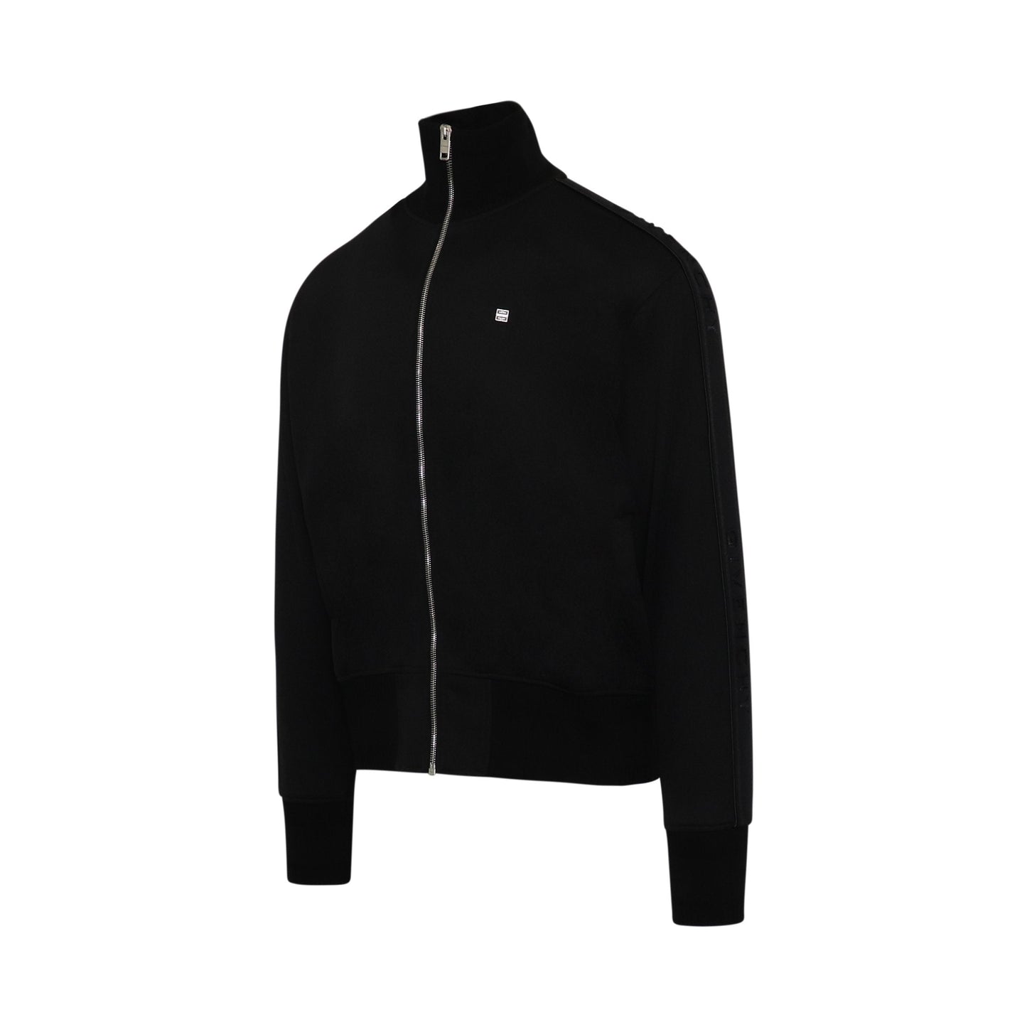 Classic Tracksuit Jacket with Givenchy Band in Black