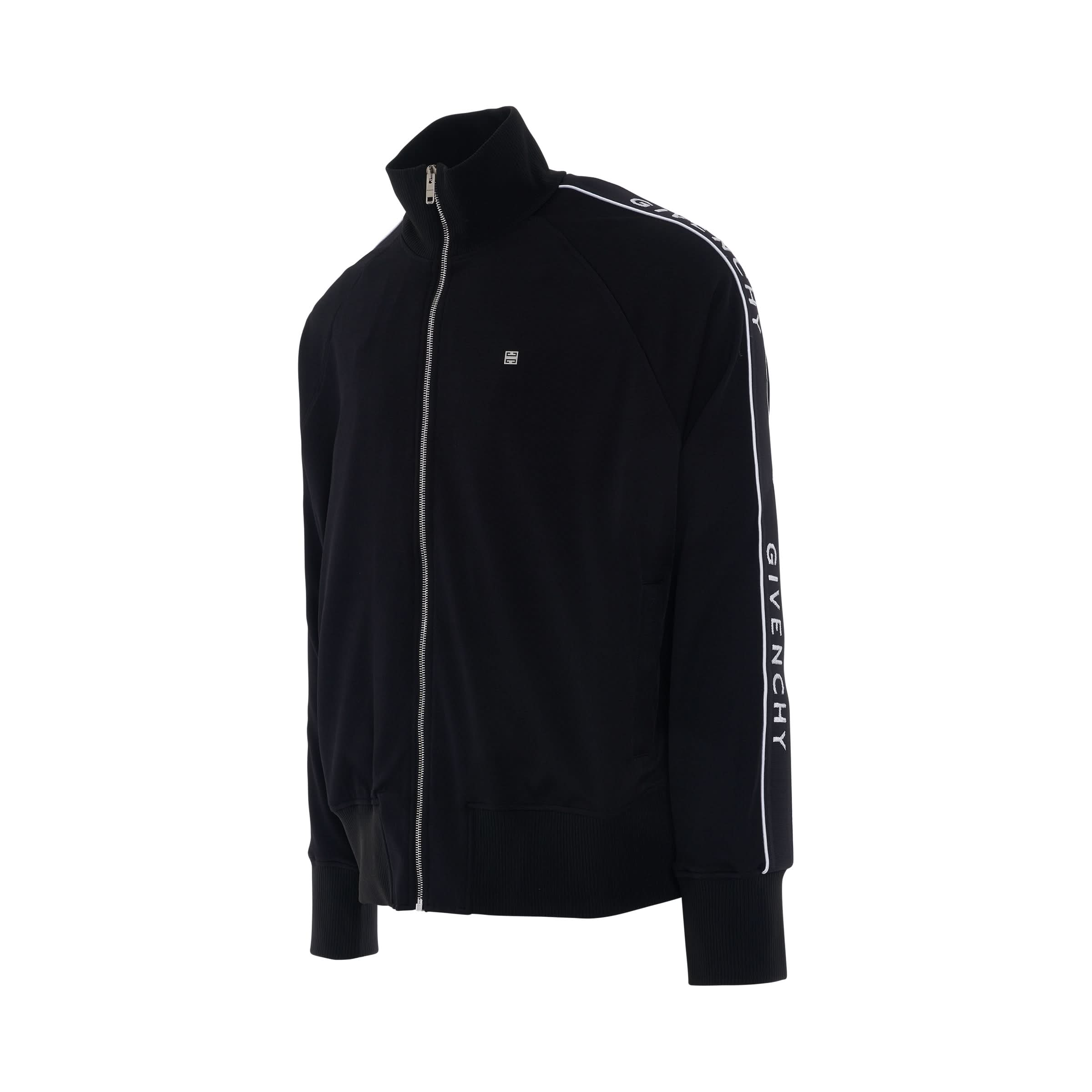 givenchy logo band zip sports jacket in black sold out sold out sale ...