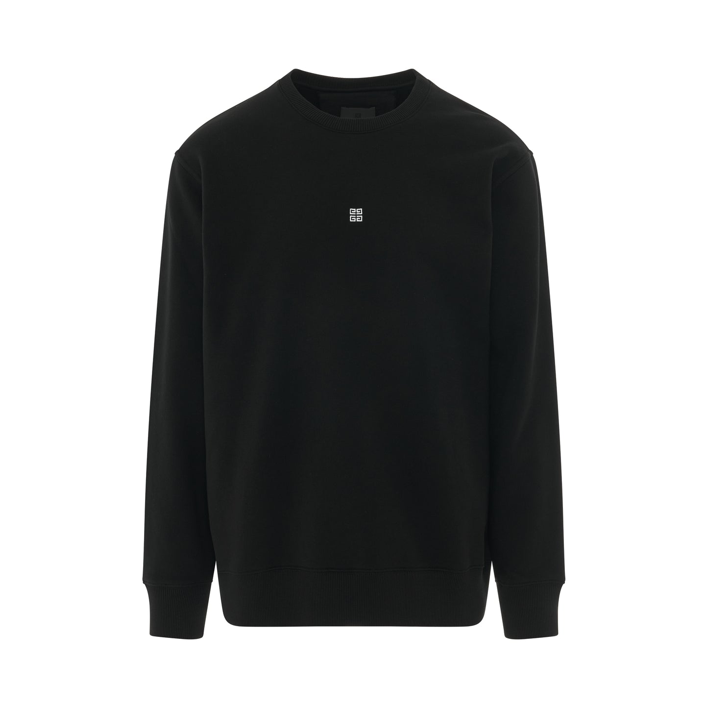 4G Embroidered Logo Sweatshirt in Black