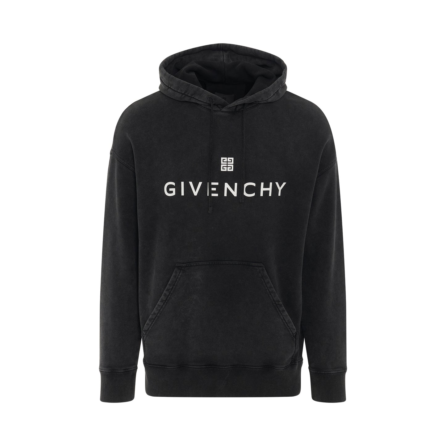 Logo Archetype Dyed Hoodie in Grey