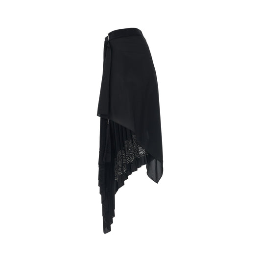 Pleated Skirt in Black