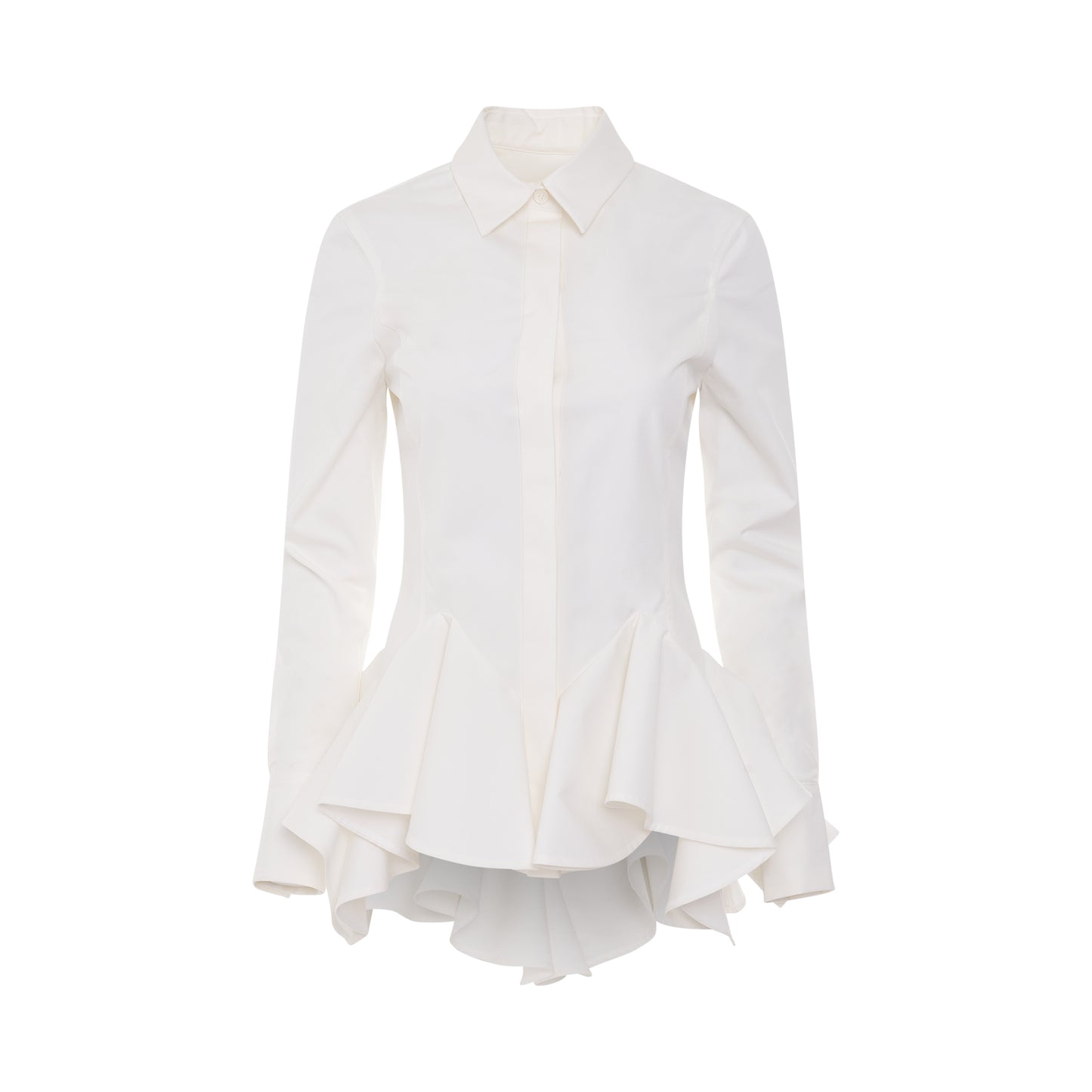 Structured Shirt in White