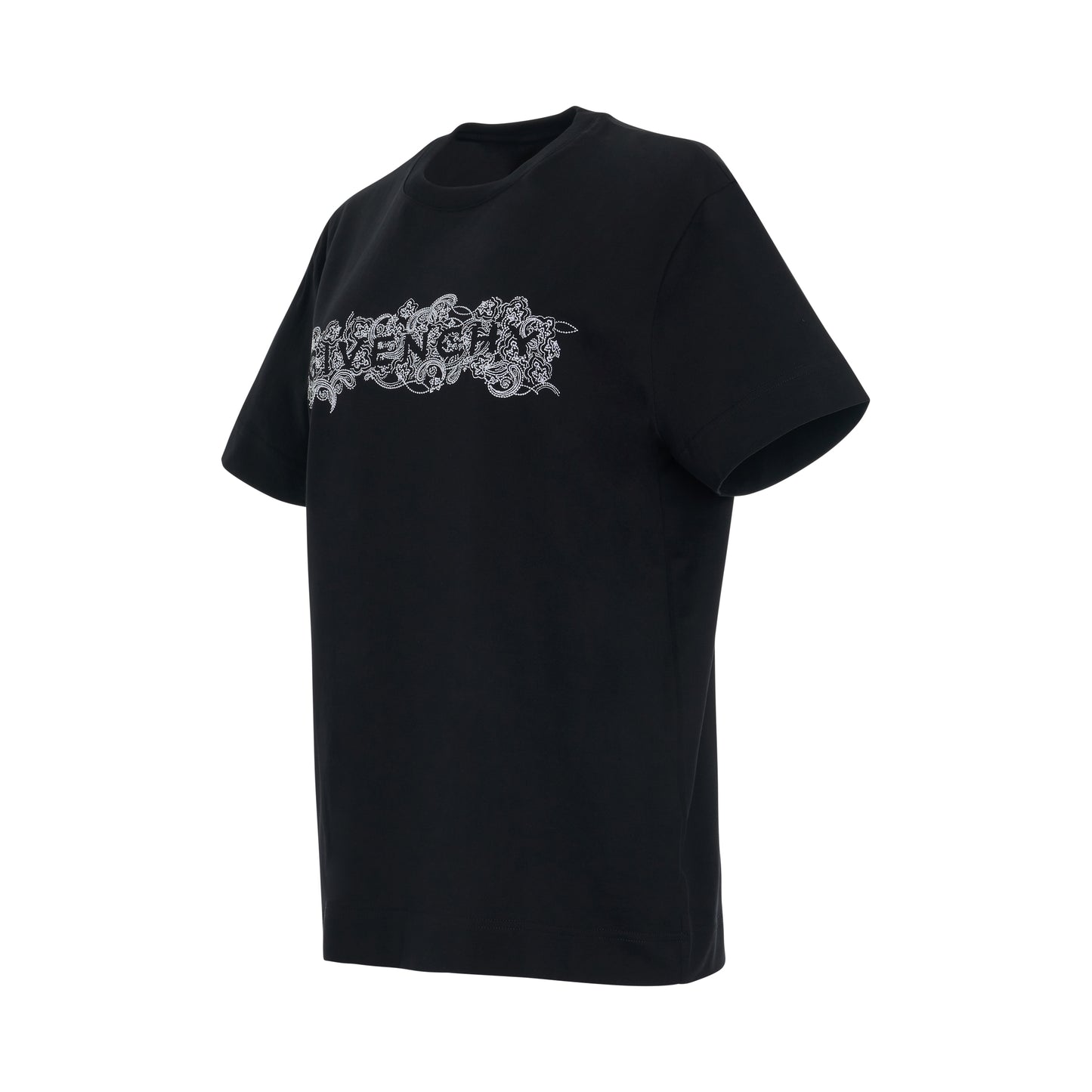 Logo Bandana Print T-Shirt in Black