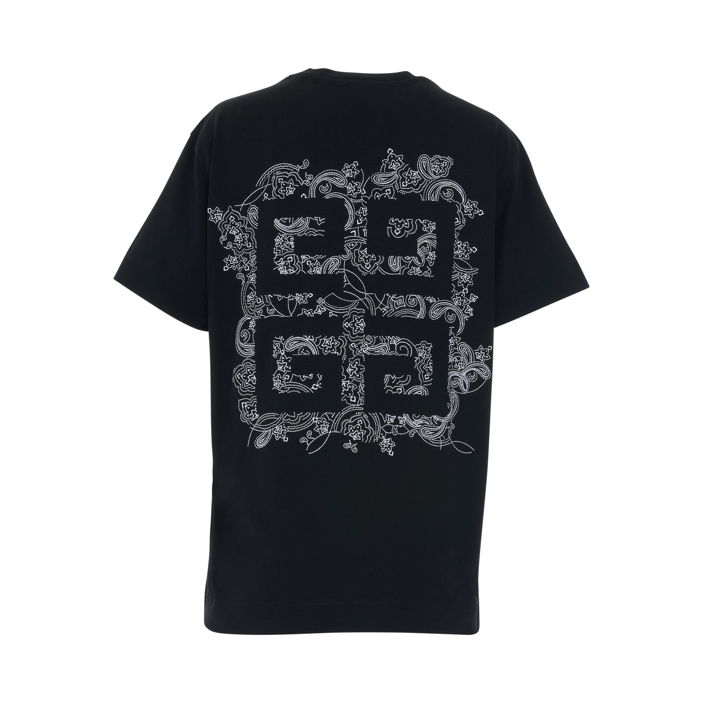 Logo Bandana Print T-Shirt in Black