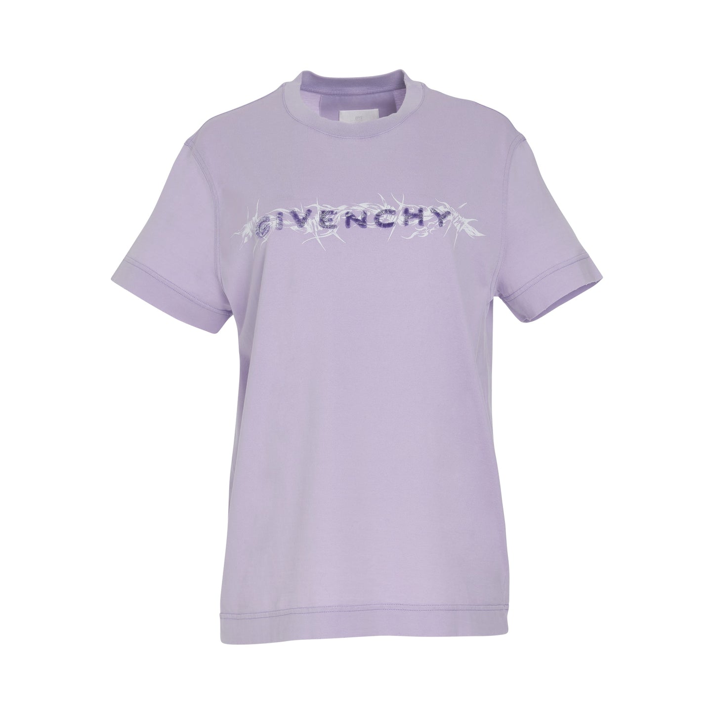 Logo Barbed Wire T-Shirt in Lilac